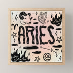 Celestial Aries Mini Art Print Gallery Image 1