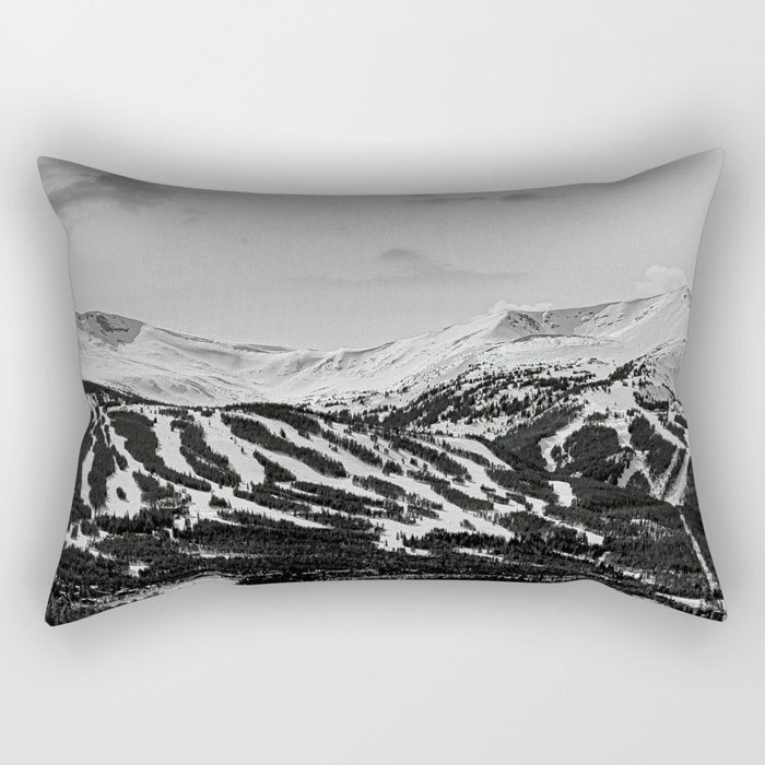 Breckenridge Ski Resort Panorama Rectangular Pillow Gallery Image 2
