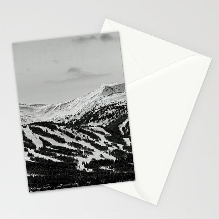 Breckenridge Ski Resort Panorama Stationery Card Gallery Image 2
