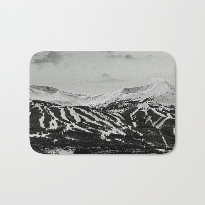 Breckenridge Ski Resort Panorama Bath Mat Gallery Image 1