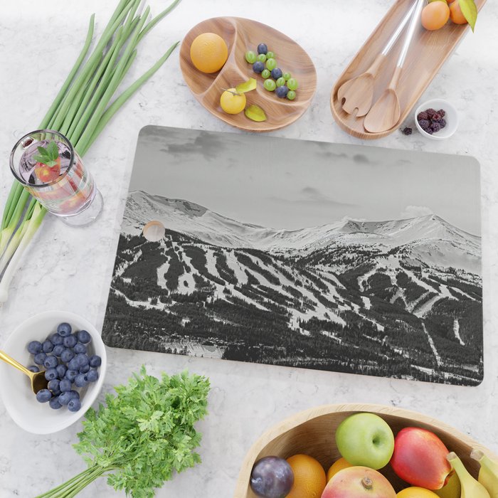 Breckenridge Ski Resort Panorama Cutting Board Gallery Image 2