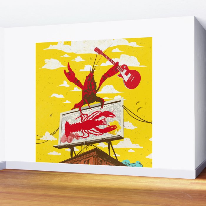 CRAWFISH BOIL II Wall Mural Gallery Image 2