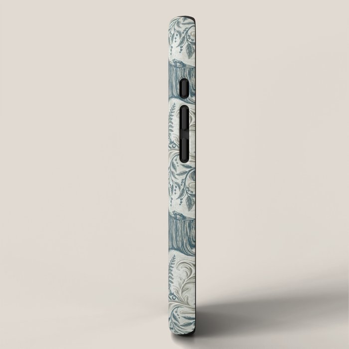 Fairytale Forest Raccoons - charming blue iPhone Case Gallery Image 2