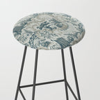 Fairytale Forest Raccoons - charming blue Stool Gallery Image 2