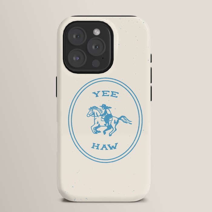 Yee Haw in Blue iPhone Case Gallery Image 15