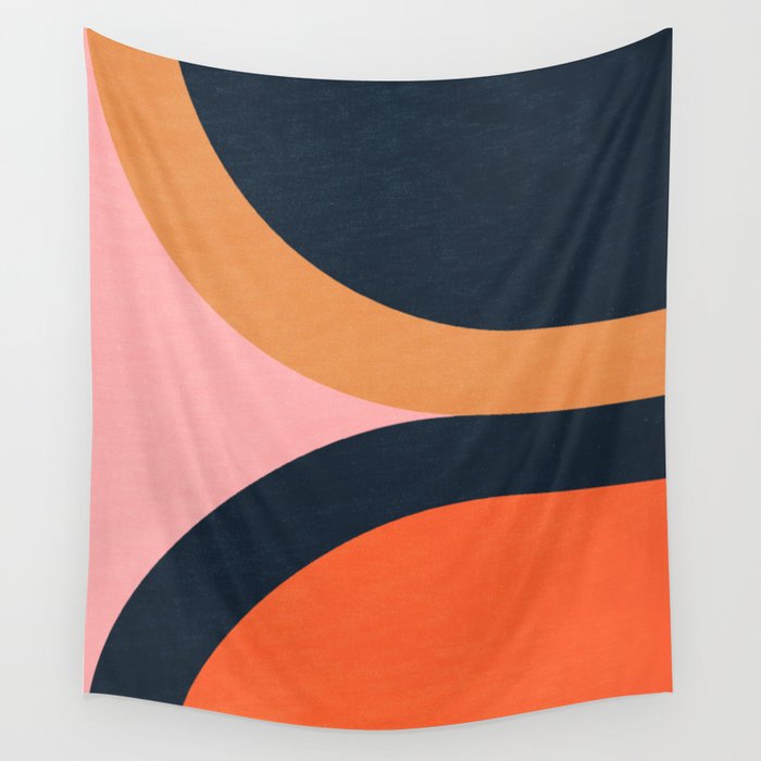 Mallorca: Bauhaus Abstraction 02 Wall Tapestry Gallery Image 4