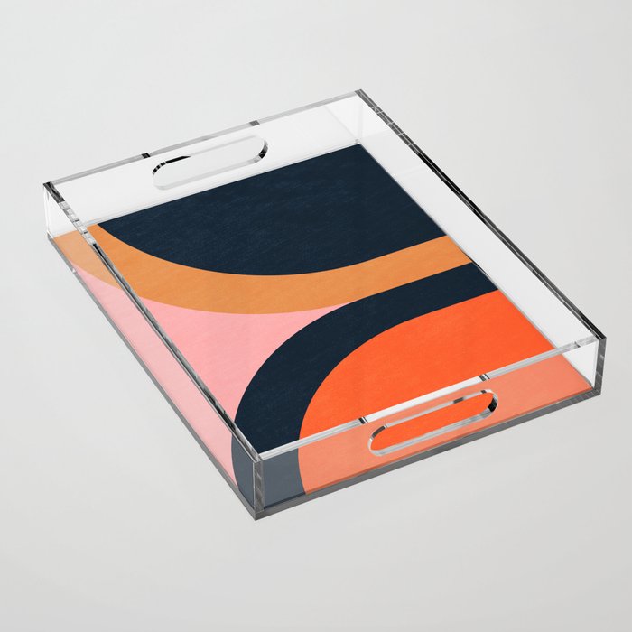 Mallorca: Bauhaus Abstraction 02 Acrylic Tray Gallery Image 1