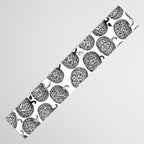 Lace Pumpkin Halloween Pattern Needle Bobbin Crochet Thread Table Runner Gallery Image 3
