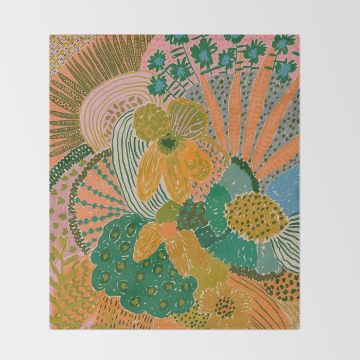 In Bloom #2 Throw Blanket Gallery Image 2