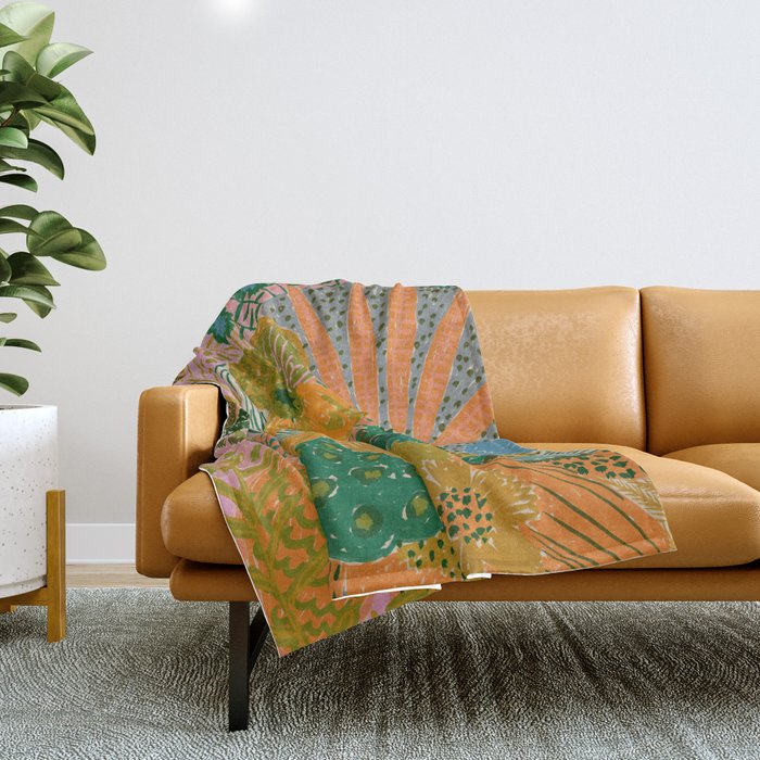 In Bloom #2 Throw Blanket Gallery Image 1