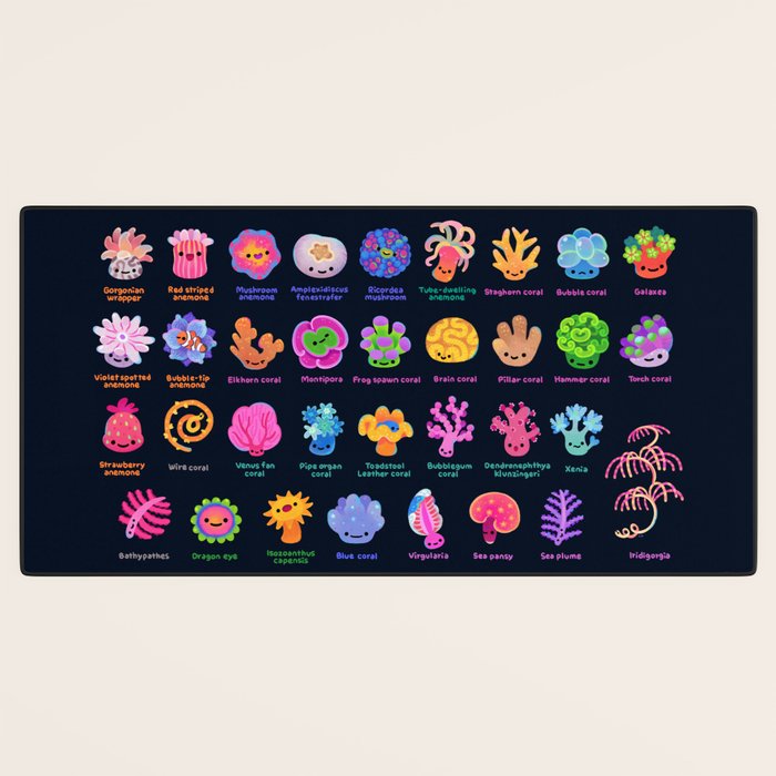Coral (Anthozoa) Desk Mat Gallery Image 3