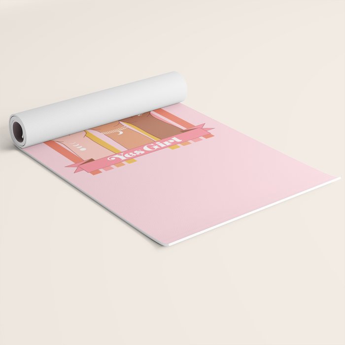 Yes Girl Yoga Mat Gallery Image 2
