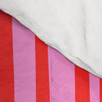 Preppy Pink and Red Abstract Confaab Pattern Comforter Gallery Image 4