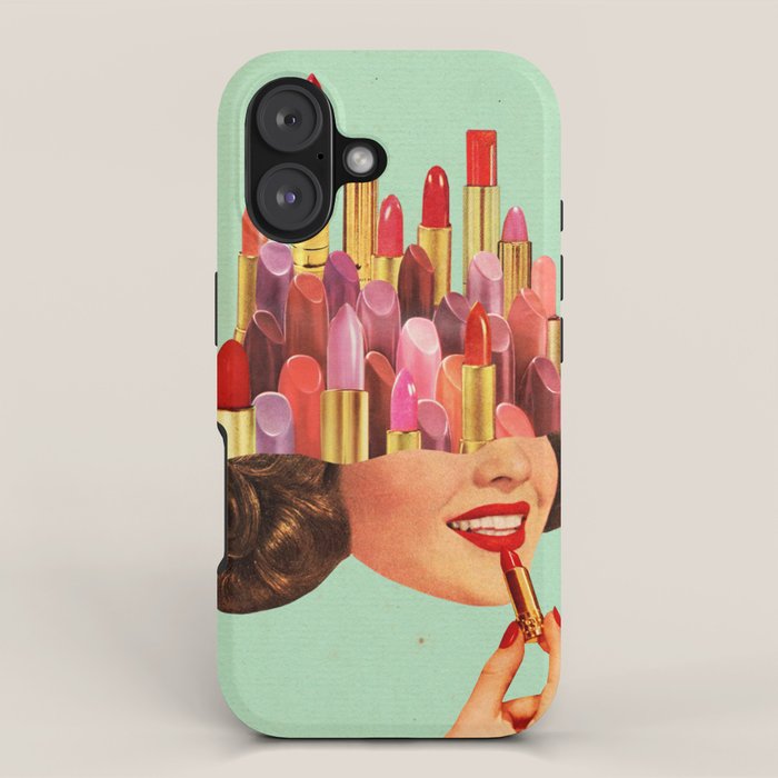 Lipstick (Mint) iPhone Case Gallery Image 1