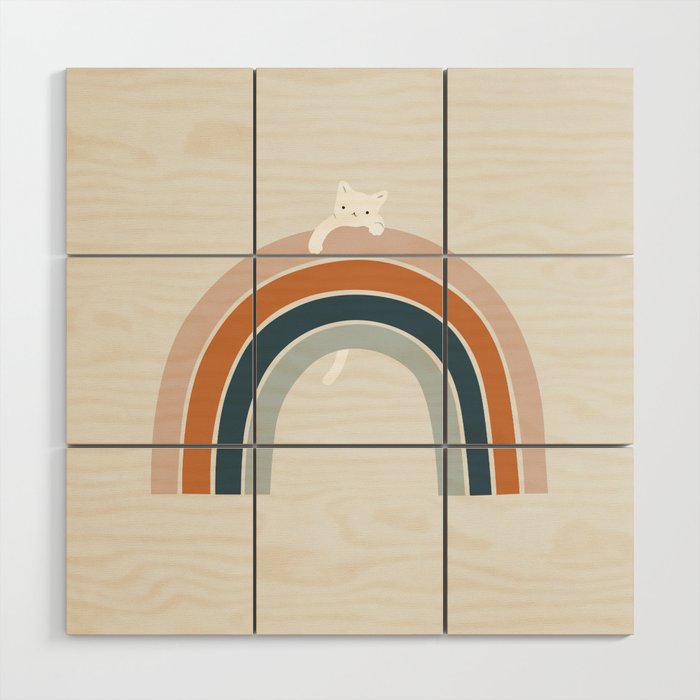 Cat Landscape 151 Wood Wall Art Gallery Image 1