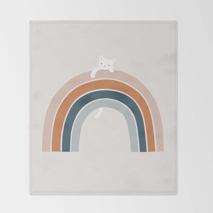 Cat Landscape 151 Throw Blanket Gallery Image 2