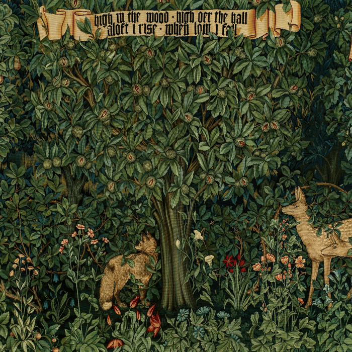 William Morris Forest Rabbits and Foxglove Greenery  Coffee Mug Gallery Image 2