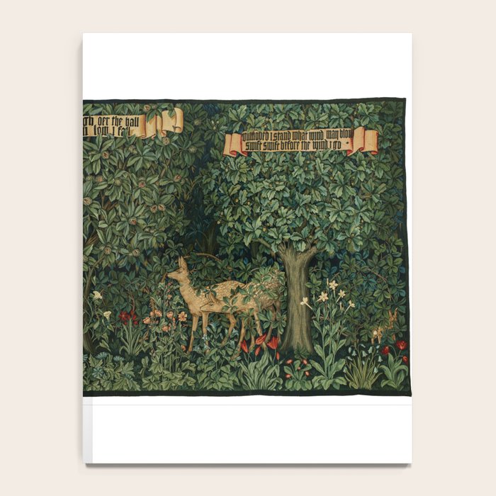 William Morris Forest Rabbits and Foxglove Greenery  Notebook Gallery Image 4