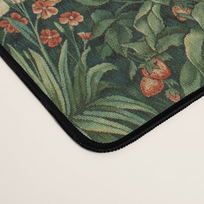 William Morris Forest Rabbits and Foxglove Greenery  Desk Mat Gallery Image 4
