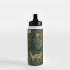 William Morris Forest Rabbits and Foxglove Greenery  Water Bottle Gallery Image 2