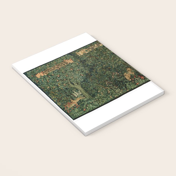 William Morris Forest Rabbits and Foxglove Greenery  Notebook Gallery Image 3