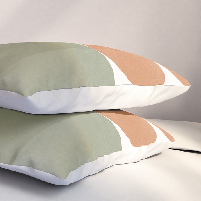 Minimal Geometric Shapes 174 Pillow Sham Gallery Image 3