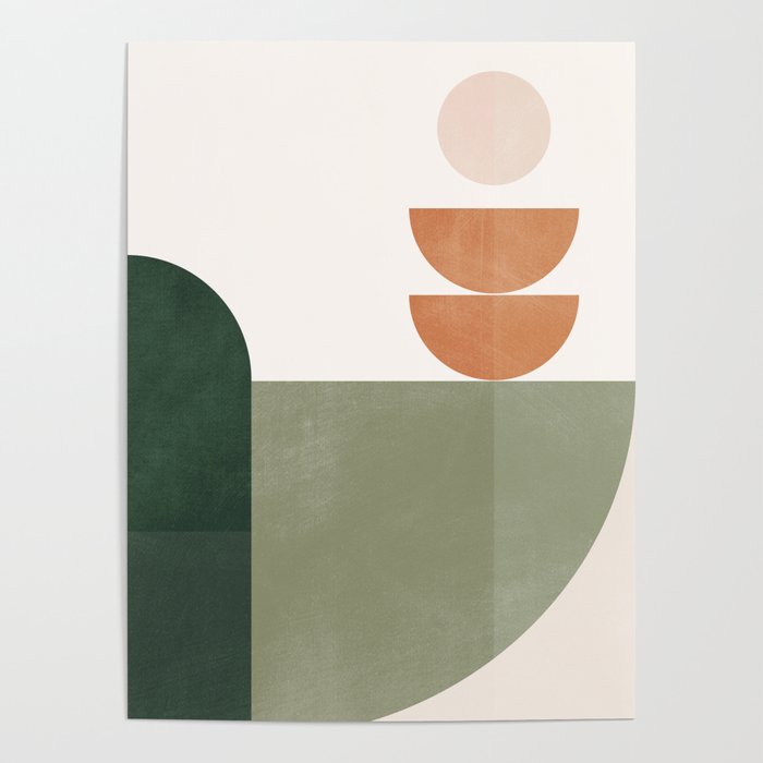 Minimal Geometric Shapes 174 Poster Gallery Image 1