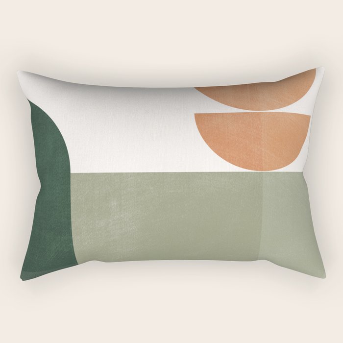 Minimal Geometric Shapes 174 Rectangular Pillow Gallery Image 1