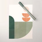 Minimal Geometric Shapes 174 Wrapping Paper Gallery Image 1