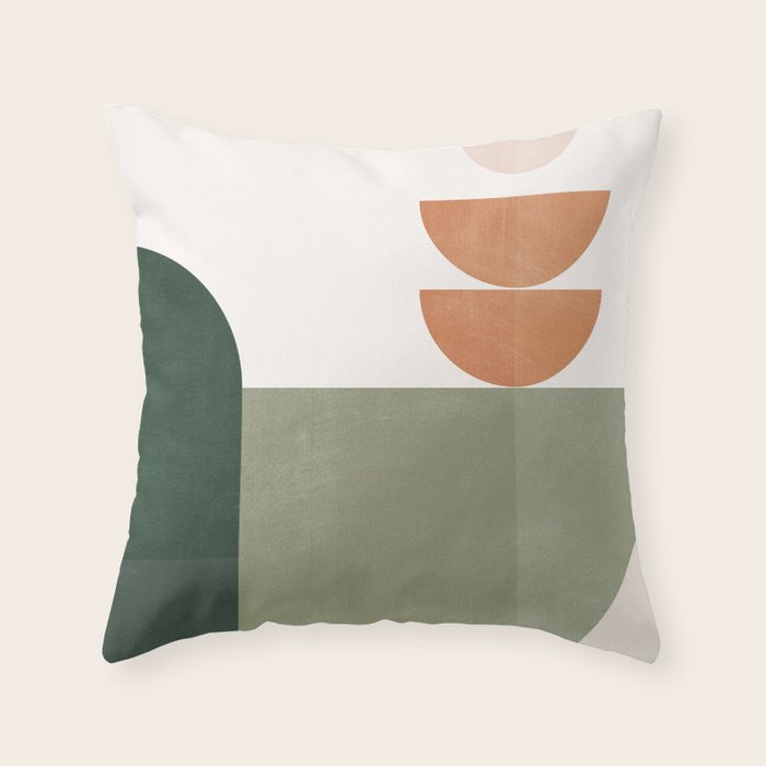 Minimal Geometric Shapes 174 Throw Pillow Gallery Image 6