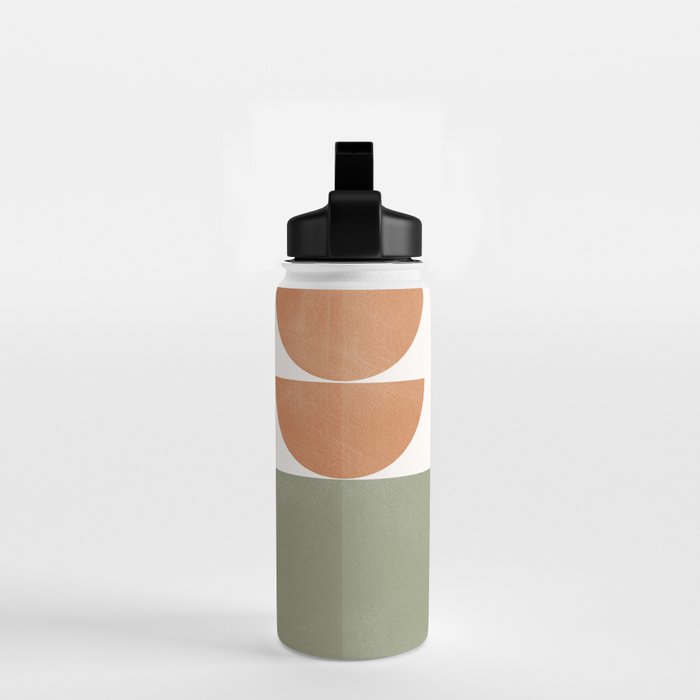 Minimal Geometric Shapes 174 Water Bottle Gallery Image 2