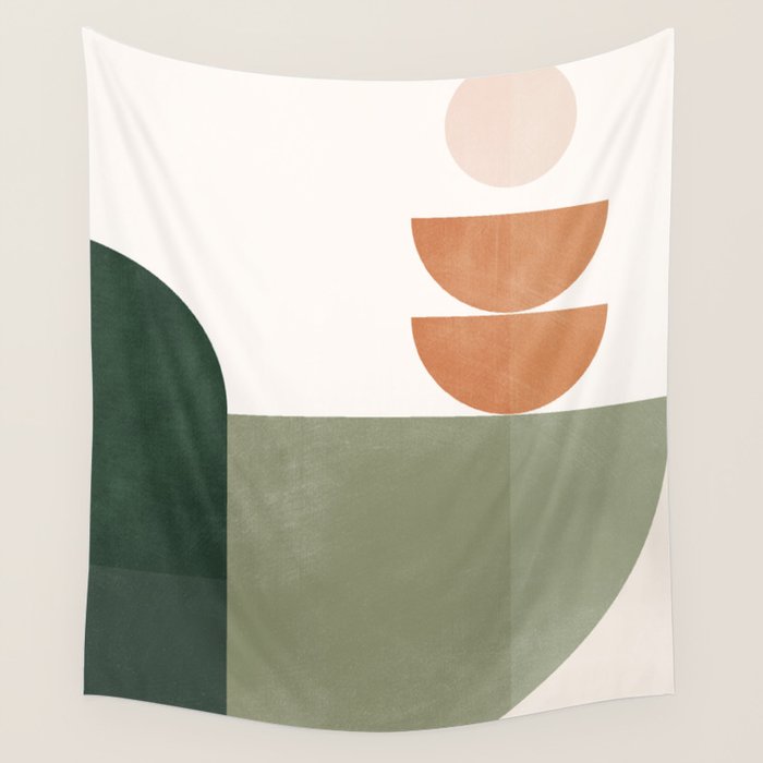 Minimal Geometric Shapes 174 Wall Tapestry Gallery Image 4