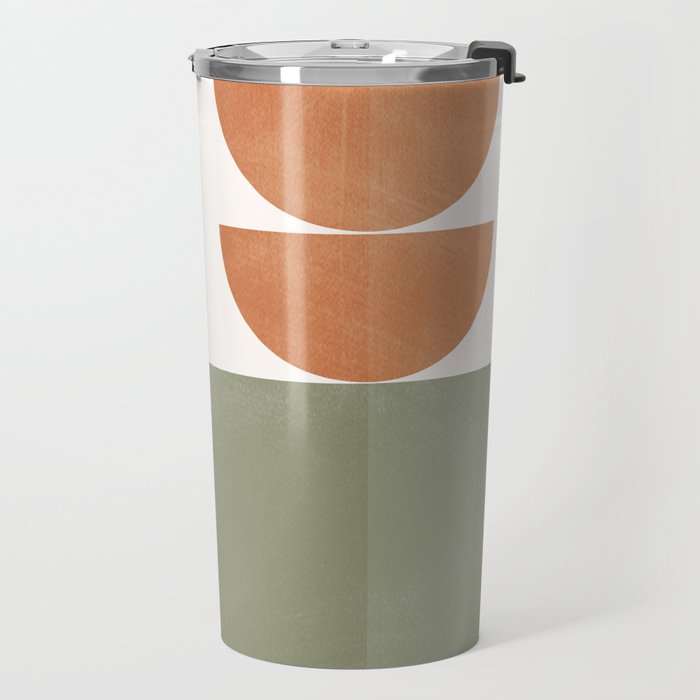 Minimal Geometric Shapes 174 Travel Mug Gallery Image 2