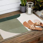 Minimal Geometric Shapes 174 Outdoor Rug Gallery Image 2