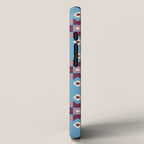 Modern quilt - blue iPhone Case Gallery Image 2
