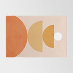 Abstraction Circles Balance Modern Minimalism 007 Rug Gallery Image 2