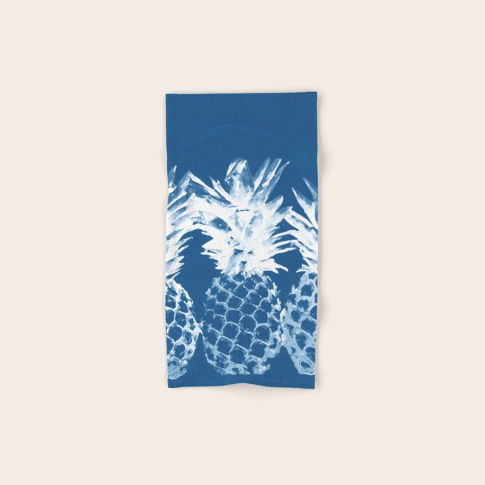 Pineapple blues Bath Towel Gallery Image 1
