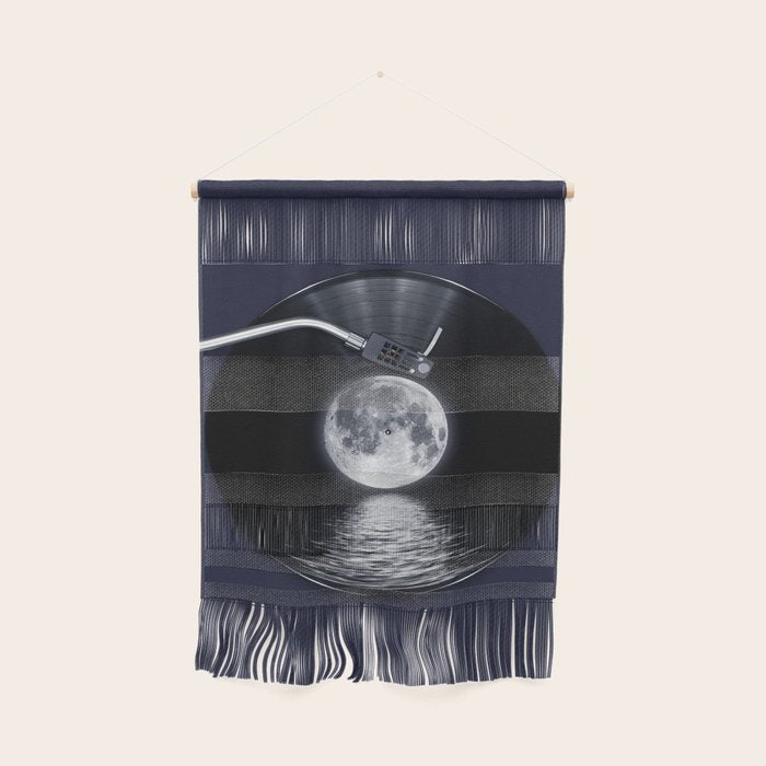 Vinyl moon Wall Hanging Gallery Image 1