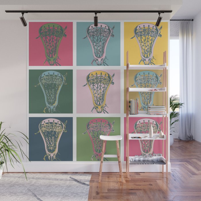 Lacrosse Marylin Blue Wall Mural Gallery Image 1