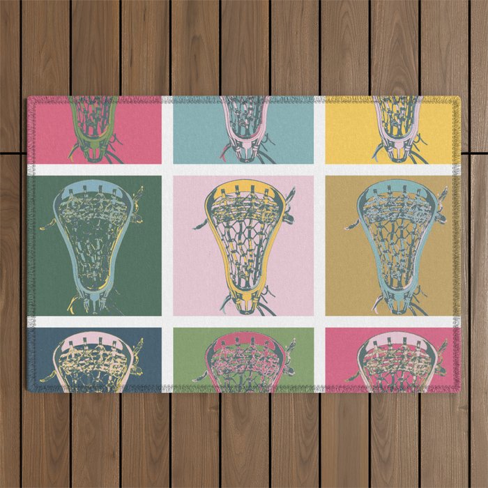 Lacrosse Marylin Blue Outdoor Rug Gallery Image 1