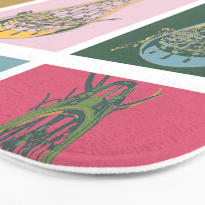 Lacrosse Marylin Blue Bath Mat Gallery Image 3