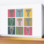 Lacrosse Marylin Blue Wall Mural Gallery Image 2