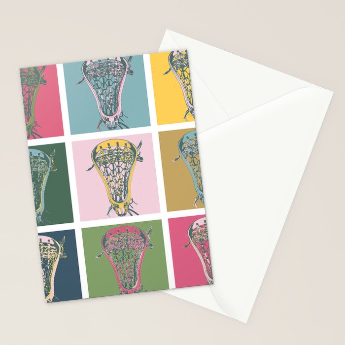 Lacrosse Marylin Blue Stationery Card Gallery Image 2