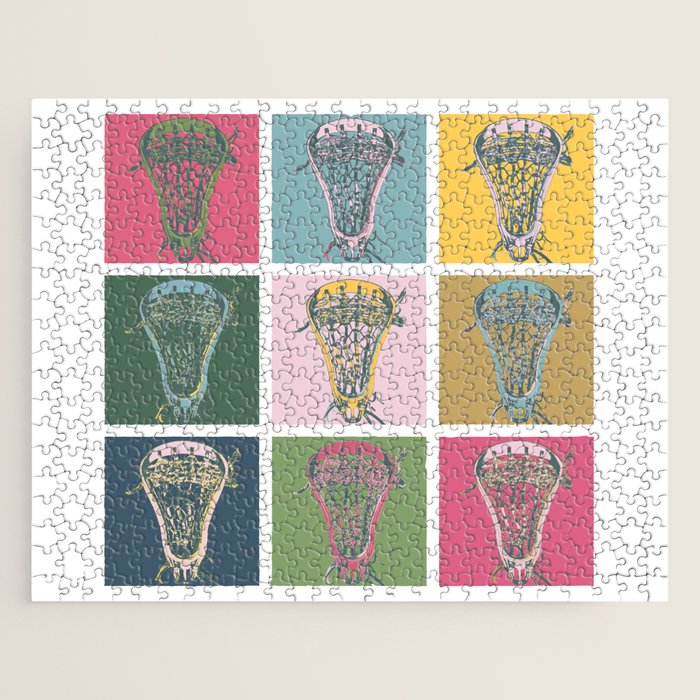 Lacrosse Marylin Blue Jigsaw Puzzle Gallery Image 1