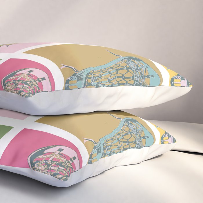 Lacrosse Marylin Blue Pillow Sham Gallery Image 3