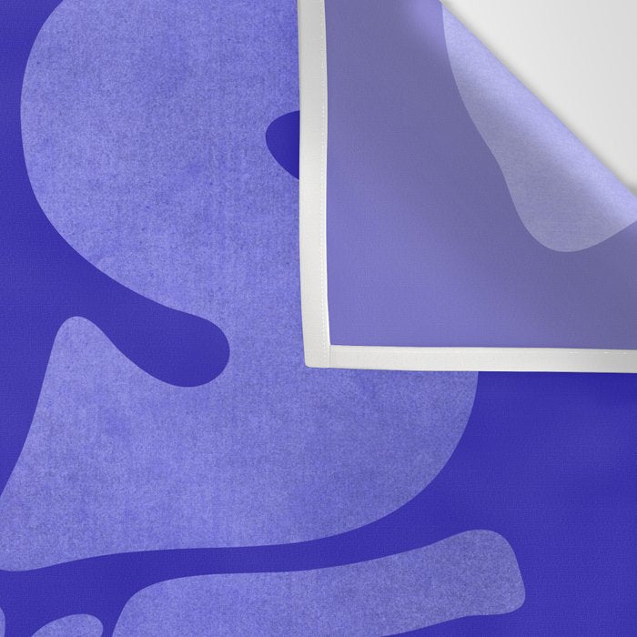 Rise and Shine - blue typography Wall Tapestry Gallery Image 3