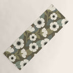Flower Blossoms and Leaves Yoga Mat Gallery Image 1