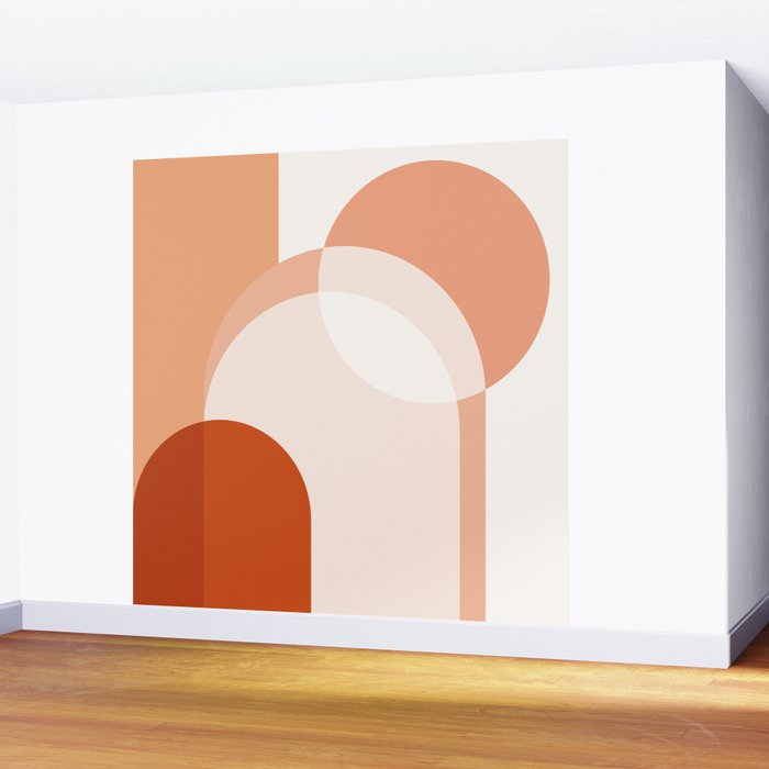 abstract minimal 7 Wall Mural Gallery Image 2