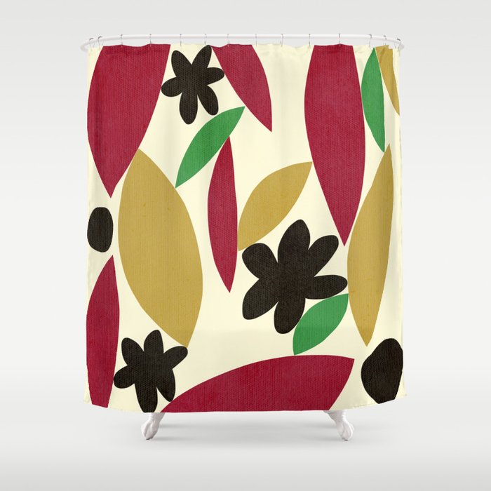 Flower05-1 Shower Curtain Gallery Image 1