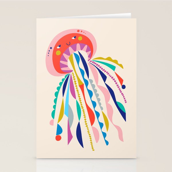 Little Jellyfish Stationery Card Gallery Image 1